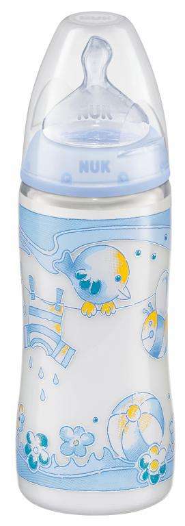 First Choice Baby Blue 300ml NUK bottles
