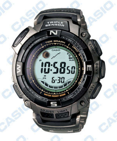 New PRG-130T-7 Casio Protrek Solar Watch Titanium