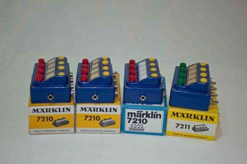 Marklin 7210 & 7211 Switch Panels (X4)