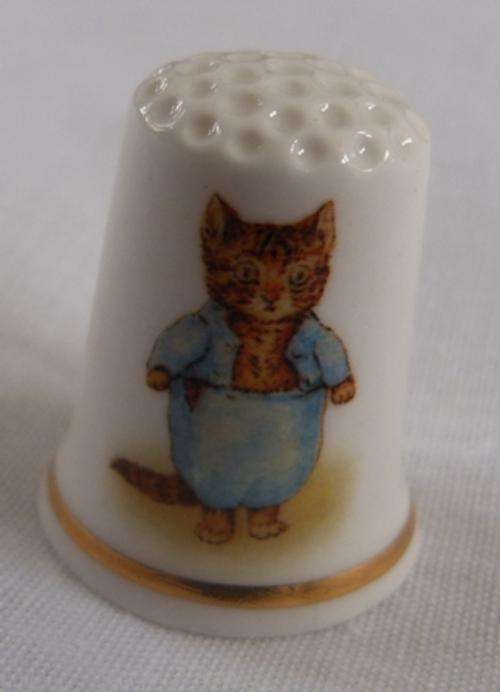 Collectors thimble - Tom Kitten - FW & Co 2003