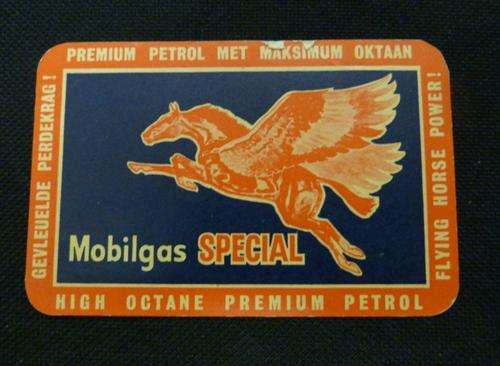 Pocket calender- Mobilgas; 1957