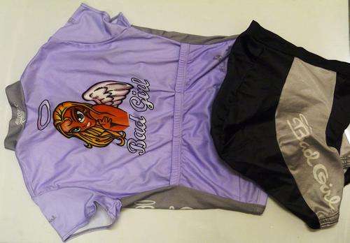 Ladies cycling top and pants - 'Bad Girl'