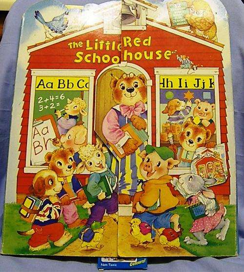 FOLDING SCHOOL CHART WITH COLLECTION OF SMALL BOOKLETS