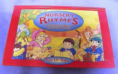 CHILDRENS POP-UP NURSERY RHYME BOOK