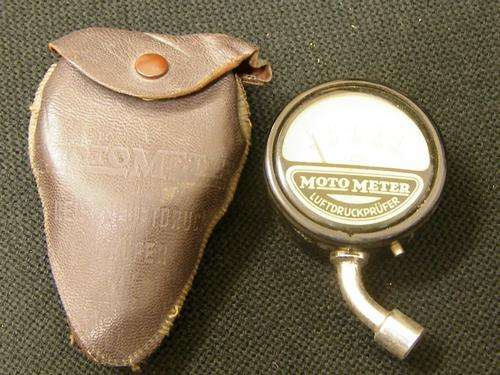Vintage tyre pressure guage,' Moto meter'