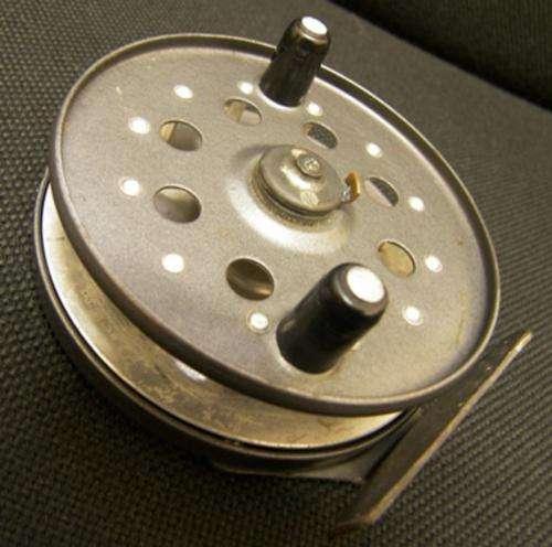 VINTAGE SALMON / FLY REEL; ULTRAFLO STRIKE RIGHT, BRITISH MADE