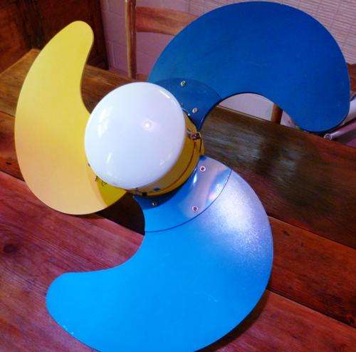 ceiling fan with light- nice for childs room