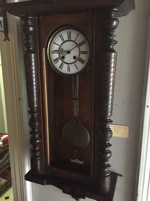 Mahogany Regulator Wall Clock ( not working)