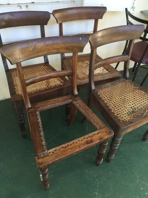 Set of 4 Stinkwood Chairs