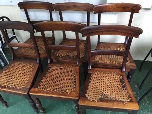 Set of 6 Stinkwood Chairs