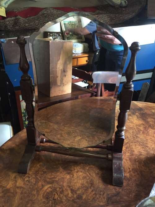 Vintage Bevelled Tabletop Mirror