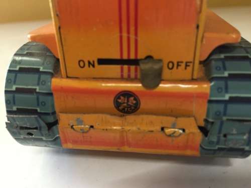 Vintage Tinplate Caterpillar ( 14.5 x 10 x 8 cm)