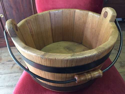 Vintage Wooden Bucket