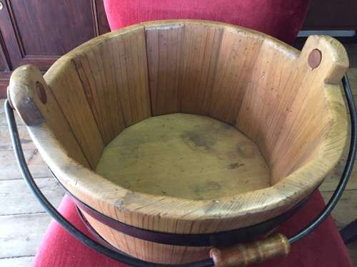 Vintage Wooden Bucket