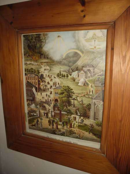 BREEDE EN SMALLE WEG PRINT IN OREGON FRAME ( 67 X 76 CM)