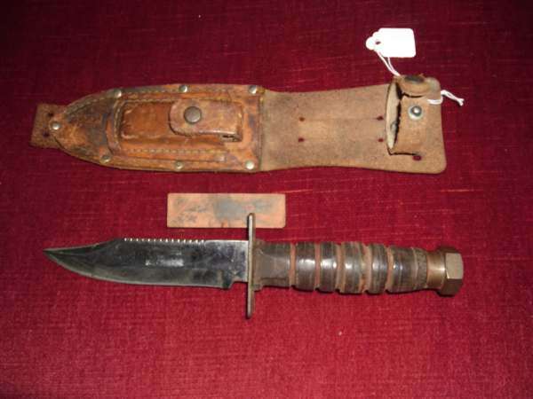 USAF PILOTS SURVIVAL KNIFE ( SHELHAM 4128 JAPAN)