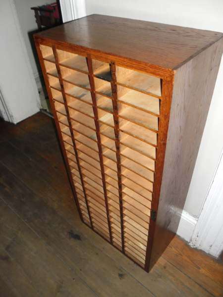 OAK PRINTERS CABINET (92 X 42 X 24 CM)