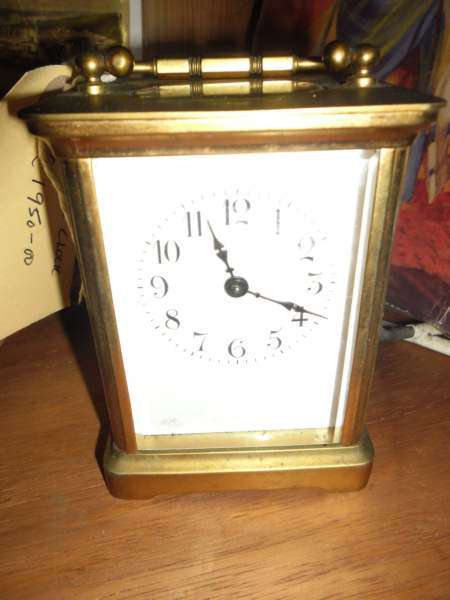 CARRIAGE CLOCK IN GOOD WORKING CONDITION