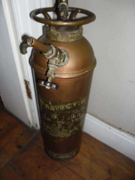 BRASS FIRE EXSTINGUISHER