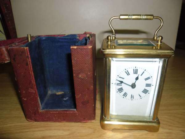 FRENCH CARRIAGE CLOCK IN ORIGINAL BOX WITH KEY