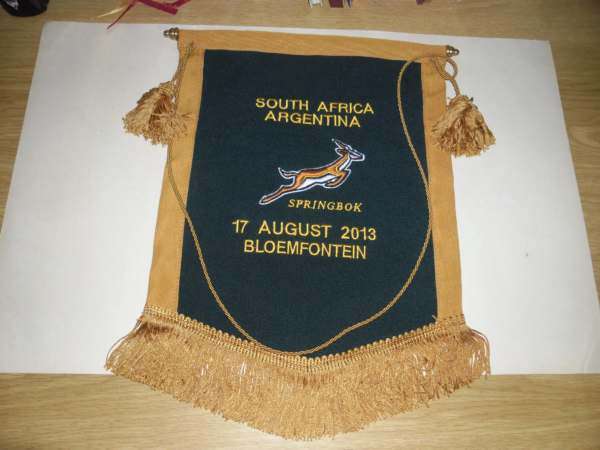 ORIGINAL SPRINGBOK PENDANT: ARGENTINA