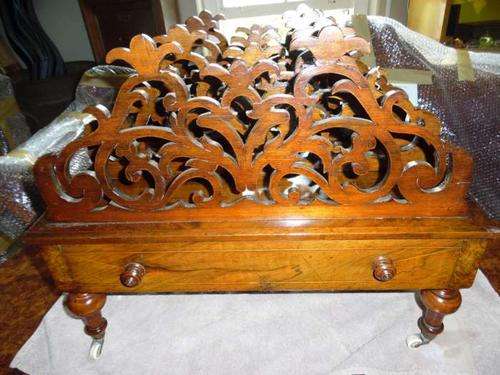 VICTORIAN ROSEWOOD CANTERBURY CIRCA 1890 ( BEAUTIFUL ORIGINAL CONDITION)