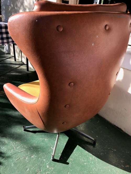 Retro Chrome/ Leather Chairs