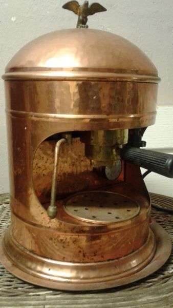 Brass Italian Espresso Machine: Victoria Arduino