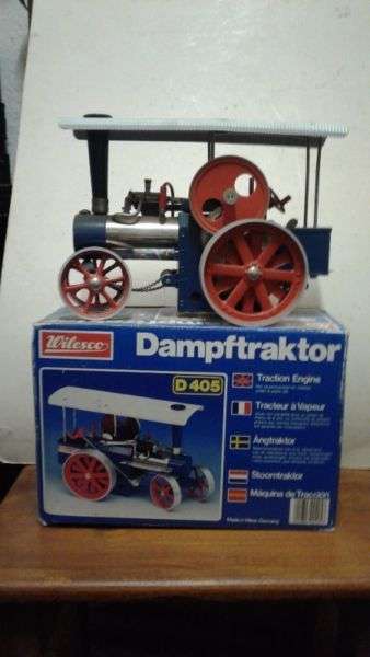 Vintage Wilesco Steam Tractor in original box ( Dampftraktor)
