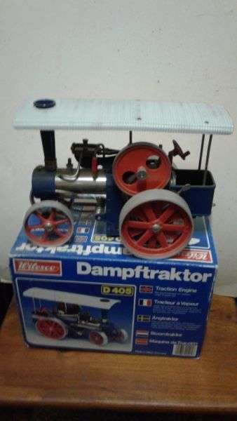 Vintage Wilesco Steam Tractor in original box ( Dampftraktor)