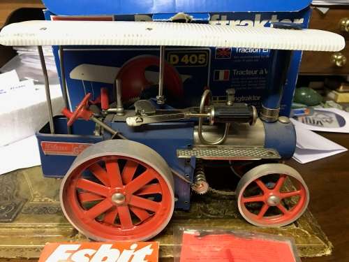 Vintage Wilesco Steam Tractor in original box ( Dampftraktor)