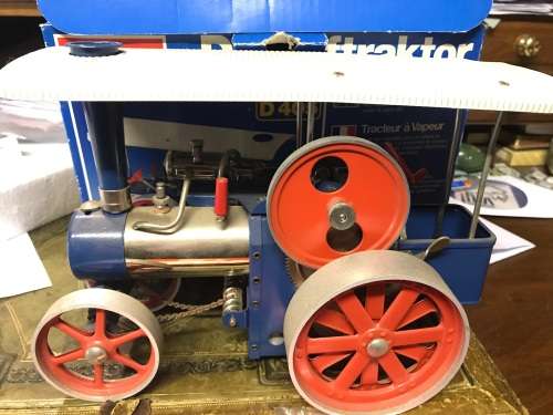 Vintage Wilesco Steam Tractor in original box ( Dampftraktor)