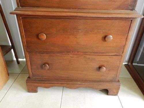 Vintage Walnut Chest on Chest  ( 132 x 82 x 50 cm )