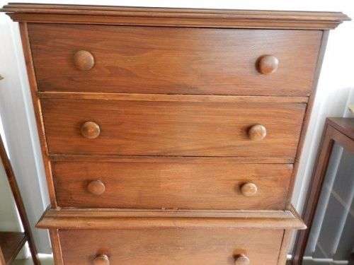 Vintage Walnut Chest on Chest  ( 132 x 82 x 50 cm )