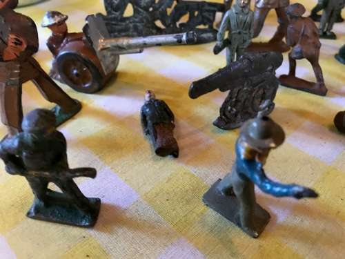 Collection of Britains Lead Soldiers