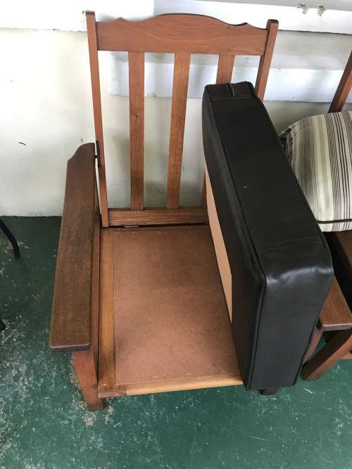 Morris Chairs: pair of Teak chairs in good condition