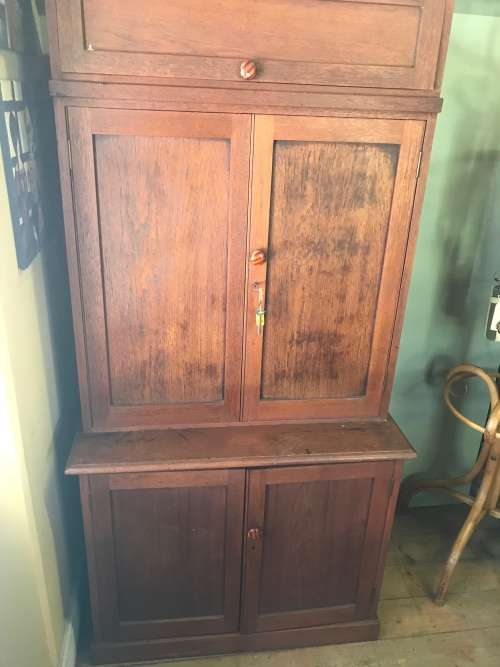 Teak Post Office  Filing Cabinet ( 195 x 100 x 55 cm )