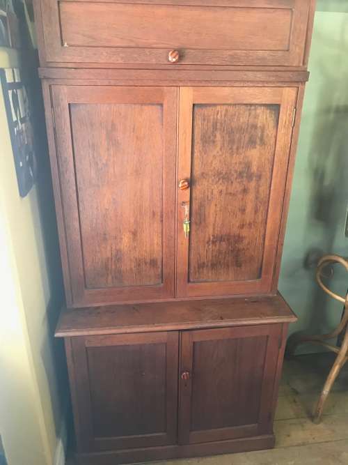 Teak Post Office  Filing Cabinet ( 195 x 100 x 55 cm )