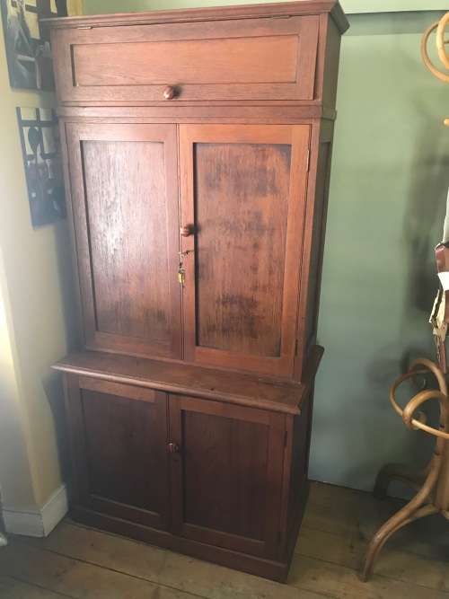 Teak Post Office  Filing Cabinet ( 195 x 100 x 55 cm )