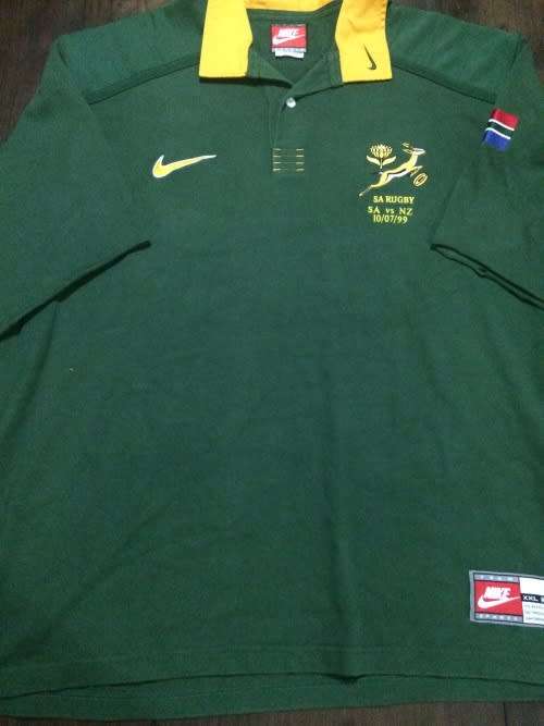 Springbok Jersey : Robbie Fleck  ( vs All Blacks , 10/07/99)