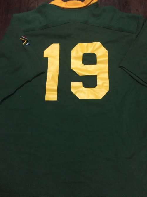 Springbok Jersey : Robbie Fleck  ( vs All Blacks , 10/07/99)
