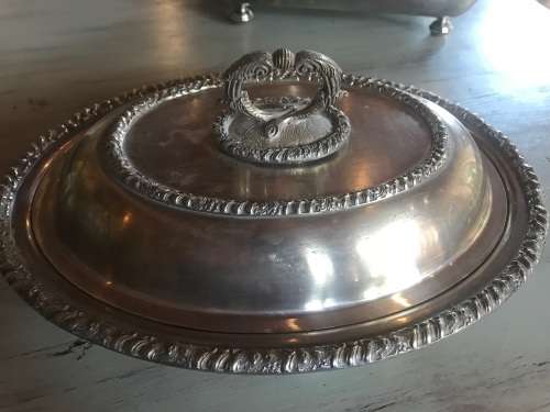 Silver Plated Entree Dish
