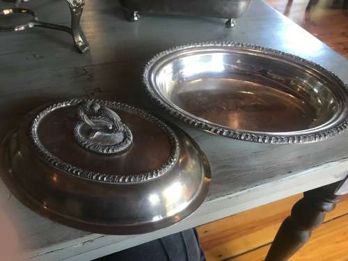 Silver Plated Entree Dish