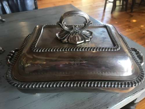 Silver Plated Entree Dish