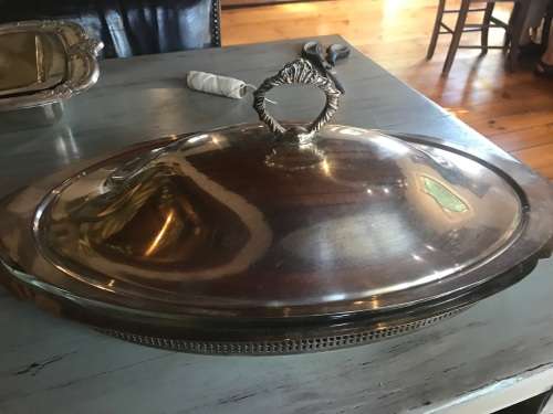 Silver Plated Entree Dish
