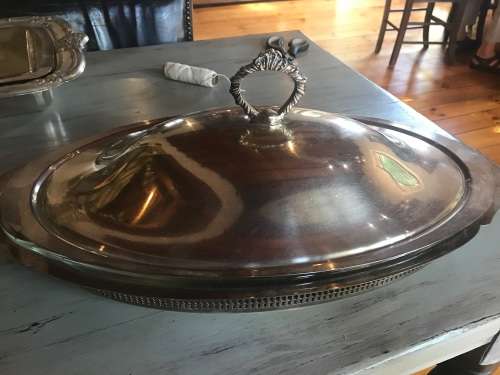 Silver Plated Entree Dish
