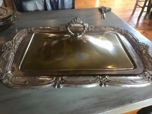 Silver Plated Entree Dish