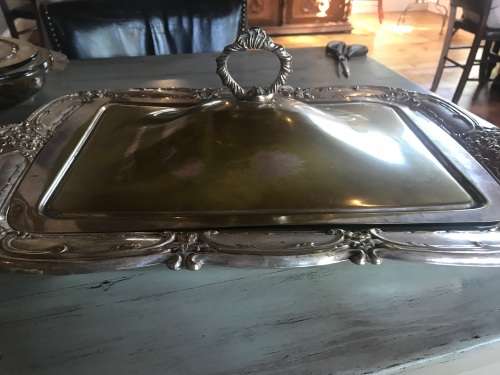 Silver Plated Entree Dish