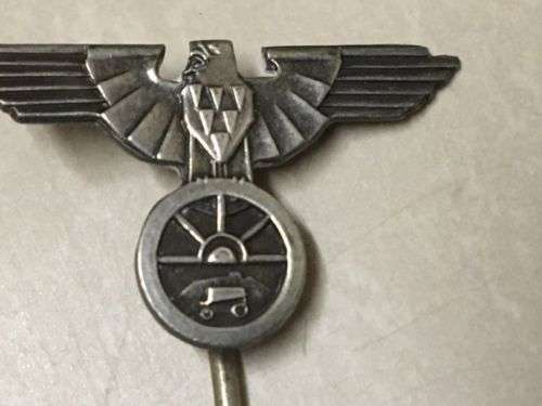 VERY RARE SILVER OSSEWA BRANDWAG PIN