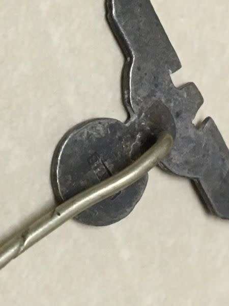 VERY RARE SILVER OSSEWA BRANDWAG PIN